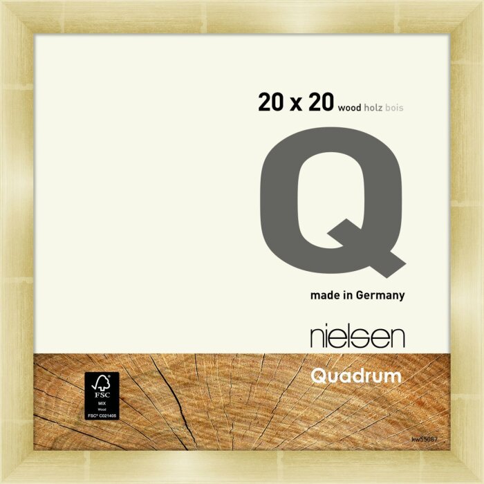 Nielsen Telaio a scatto in legno Quadrum 20x20 cm oro