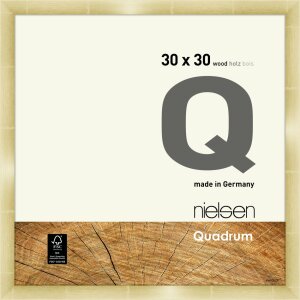 Cornice a scatto in legno Nielsen Quadrum 30x30 cm oro