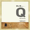 Cornice a scatto in legno Nielsen Quadrum 30x30 cm oro