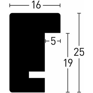 Nielsen Telaio a scatto in legno Quadrum 30x30 cm Bianco neve