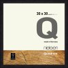 Cornice in legno Nielsen Quadrum 30x30 cm nero corvino