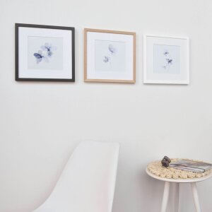 Cornice in legno Nielsen Quadrum 30x30 cm bianco opaco