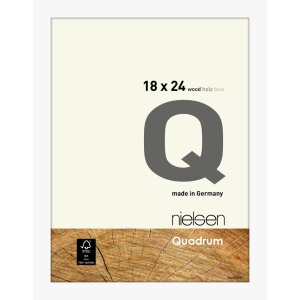 Cornice a scatto in legno Nielsen Quadrum 18x24 cm bianco...