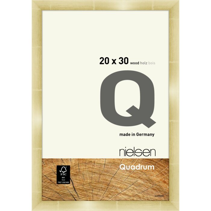 Nielsen Telaio a scatto in legno Quadrum 20x30 cm oro