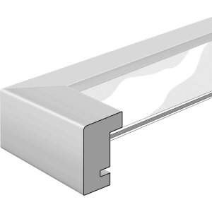Nielsen Telaio a scatto in legno Quadrum 20x30 cm bianco opaco
