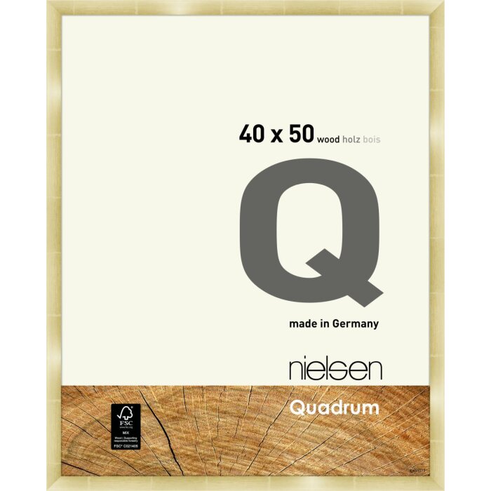 Nielsen Telaio a scatto in legno Quadrum 40x50 cm oro