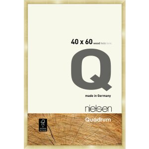Cornice a scatto in legno Nielsen Quadrum 40x60 cm oro