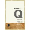 Cornice a scatto in legno Nielsen Quadrum 40x60 cm oro