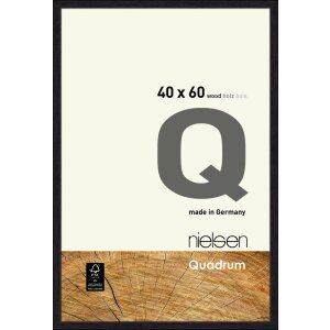 Fasciatoio in legno Nielsen Quadrum 40x60 cm nero corvino