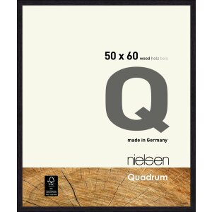 Nielsen Quadrum cornice in legno 50x60 cm nero corvino