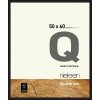 Nielsen Quadrum cornice in legno 50x60 cm nero corvino