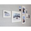 Cornice a scatto in legno Nielsen Quadrum 59,4x84,1 cm bianco opaco