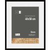 Cornice Nielsen in legno Skava nero 40x50 cm incl. passe-partout
