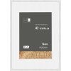 Cornice Nielsen in legno Skava bianco 42x59,4 cm con passepartout 29,7x42 cm