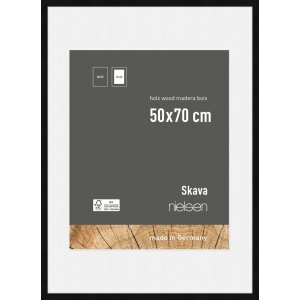 Cornice Nielsen in legno Skava nero 50x70 cm...