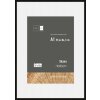 Cornice Nielsen in legno Skava nero 59,4x84,1 cm con passepartout 42x59,4 cm
