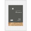 Cornice Nielsen in legno Skava bianco 59,4x84,1 cm con passepartout 42x59,4 cm