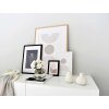 Cornice Nielsen in legno rovere Skava 60x80 cm con passe-partout 50x70 cm