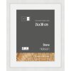 Cornice in legno Nielsen Skava White 24x30 cm con Passepartout 18x24 cm