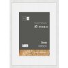 Cornice Nielsen in legno Skava bianco 29,x7x42 cm con passepartout 21x29,7 cm