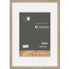 Cornice Nielsen in legno rovere Skava 29,x7x42 cm con passepartout 21x29,7 cm