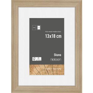 Cornice Nielsen in legno rovere Skava 13x18 cm con...