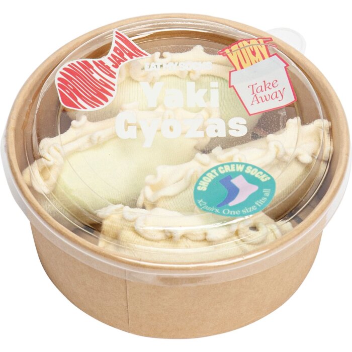 EatMySocks confezione doppia di calzini corti Yaki Gyoza