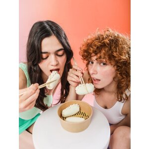 EatMySocks confezione doppia di calzini corti Yaki Gyoza