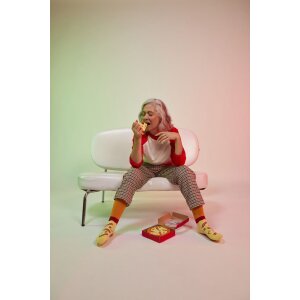 EatMySocks confezione doppia di calzini Napoli Pizza Full