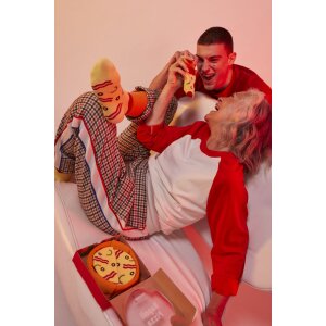 EatMySocks confezione doppia di calzini Napoli Pizza Full