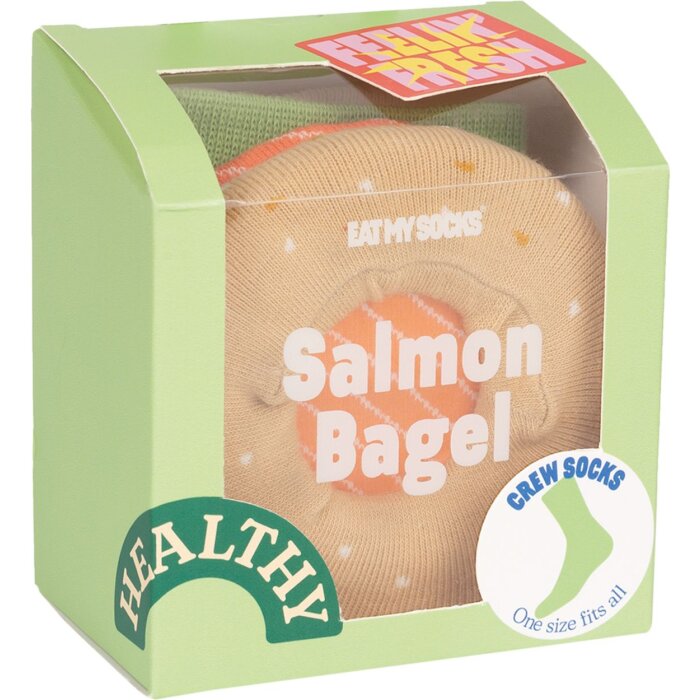 Calzini EatMySocks Salmone Bagel