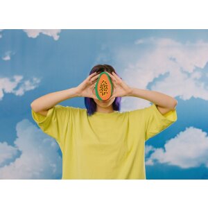 EatMySocks calzini lunghi Juicy Papaya