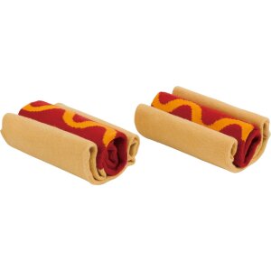 EatMySocks Hot Dog Socks Divertente idea regalo calze da polpaccio in cotone misto 1 paio