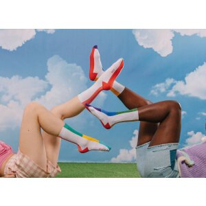 EatMySocks Calze lunghe Rainbow Dream Pinky