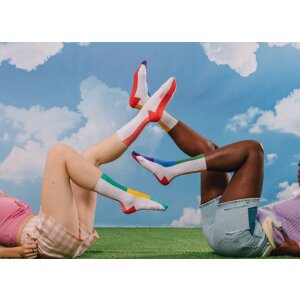 EatMySocks Calze lunghe Rainbow Dream Pinky