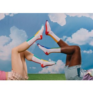 EatMySocks Calze lunghe Rainbow Dream Pinky