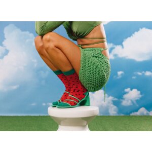 EatMySocks Calzino lungo Anguria fresca