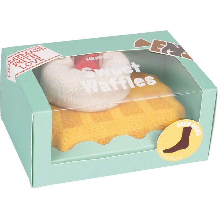 EatMySocks Calzini a girocollo Sweet Waffle