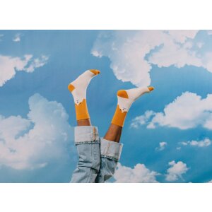 EatMySocks Calzini lunghi Carino cucciolo marrone