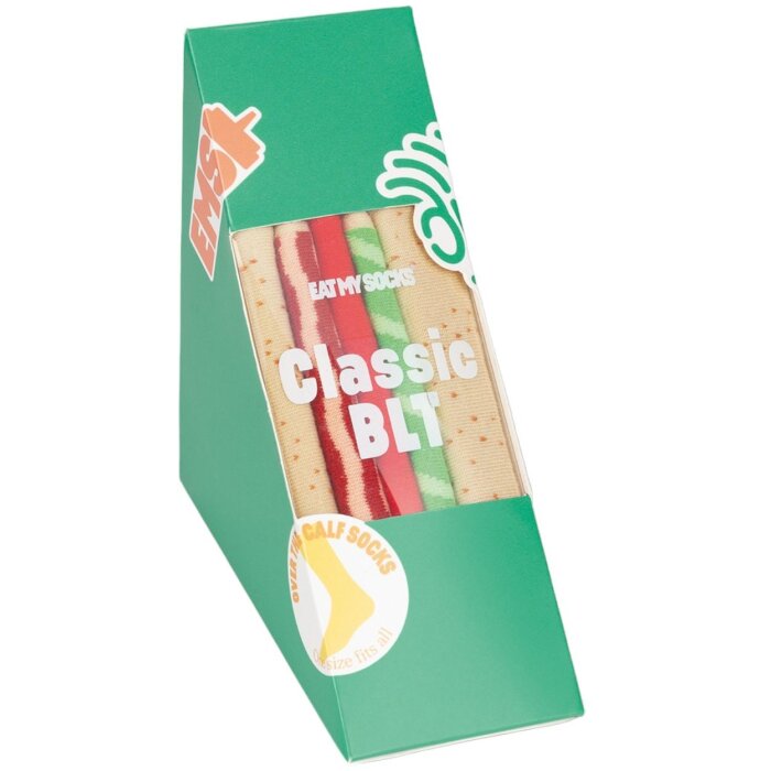 EatMySocks Calzini lunghi Calzini classici BLT Sandwich 1 paio BLT Design