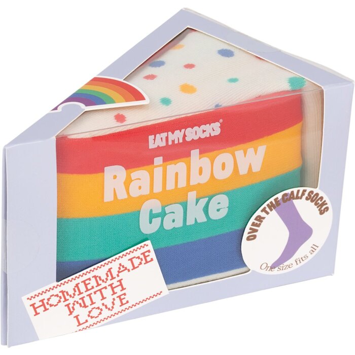 EatMySocks calze lunghe Torta arcobaleno