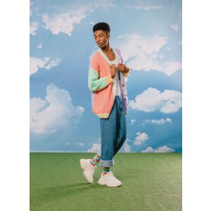 EatMySocks Calzini lunghi Sweet Lollipop Rainbow Lollipop Taglia unica