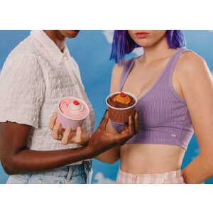 EatMySocks calze lunghe Strawberry Cupcake confezione regalo calze al polpaccio