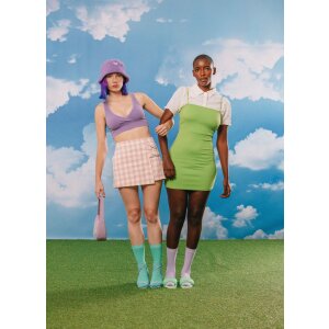 EatMySocks Calzini lunghi Yin Yoga Viola