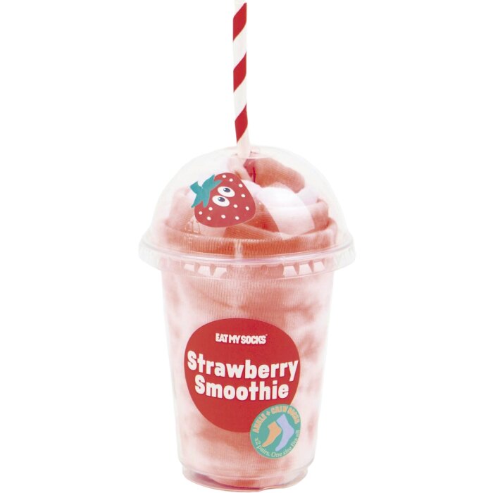 EatMySocks confezione doppia di calzini Strawberry Smoothie calzino alla caviglia calzino equipaggio