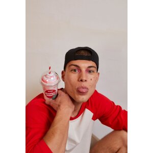EatMySocks confezione doppia di calzini Strawberry Smoothie calzino alla caviglia calzino equipaggio
