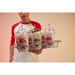EatMySocks confezione doppia di calzini Strawberry Smoothie calzino alla caviglia calzino equipaggio