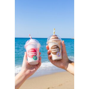 EatMySocks confezione doppia di calzini Strawberry Smoothie calzino alla caviglia calzino equipaggio
