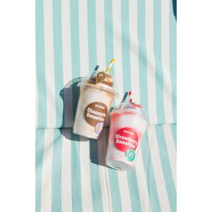 EatMySocks confezione doppia di calzini Strawberry Smoothie calzino alla caviglia calzino equipaggio