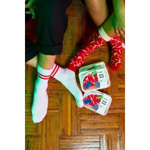 EatMySocks confezione doppia di calzini Bistecca di fesa 2 paia cotone 30° ciclo di lavaggio